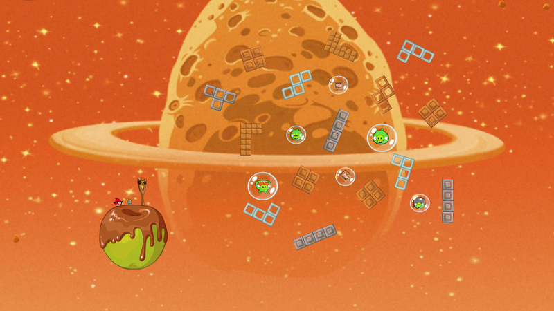 Illustration for article titled Angry Birds Space Scores a New Boss, a New Bird, and a Little Tetris Flavor